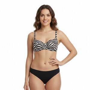 Dolce & Gabbana Zebra Print Balconette Bra -34B